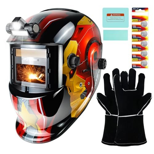 TRQWH Welding Hood Auto Darkening Welding Helmet True Color...