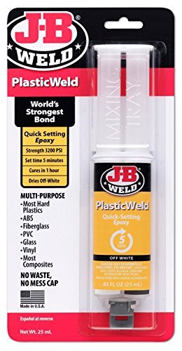 J-B Weld 50132 PlasticWeld Quick-Setting Epoxy Syringe 25ml...