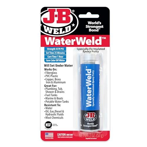 J-B Weld 8277 WaterWeld Epoxy Putty Stick - 2 oz.