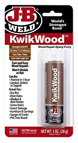 J-B Weld Tan KwikWood Wood Repair Epoxy Putty Stick