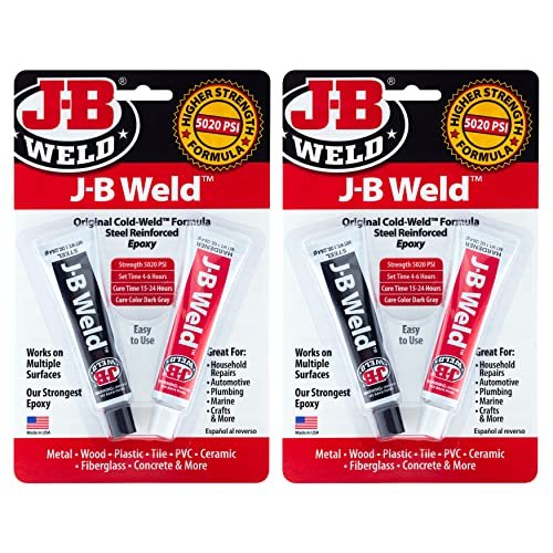 J-B Weld Original Epoxy, Steel Reinforced Epoxy, High...