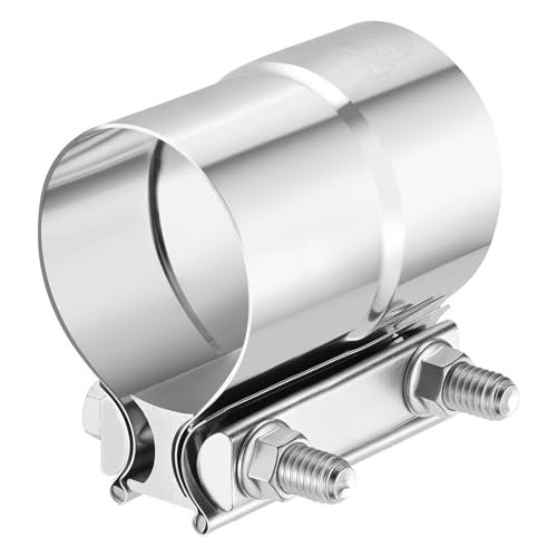 EVIL ENERGY 2.5'' Exhaust Clamp, Lap Joint Band Stainless...