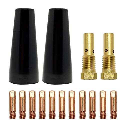 Allyearauto 14PCS Flux Core Gasless Nozzle Tips Kit K3493-1...