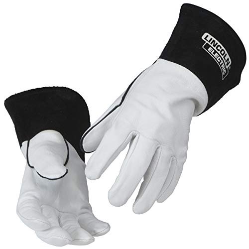 Lincoln Electric Grain Leather TIG Welding Gloves K2981-M...