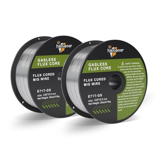 .030'' Flux Core Welding Wire 2 Pounds E71T-GS Low Splatter