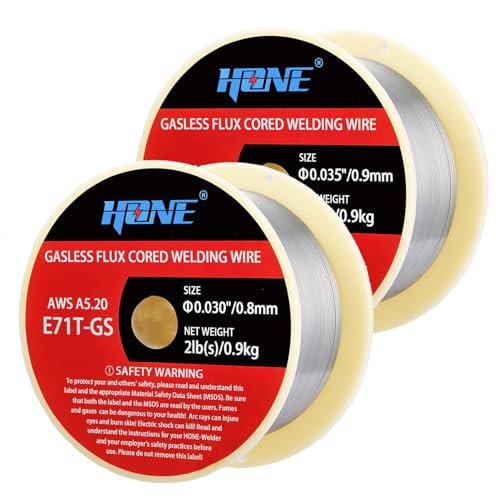 HONE 2-Pack Flux Core Welding Wire, .030