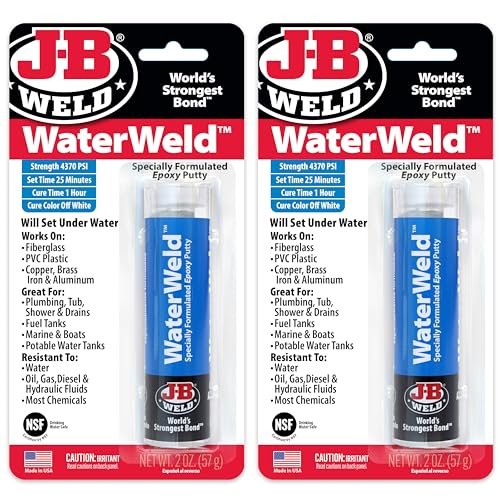 J-B Weld WaterWeld, 1 Hour Cure, Epoxy Putty Stick