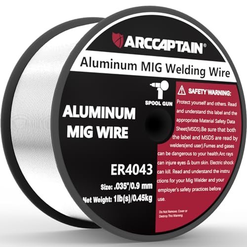 ARCCAPTAIN Silicon Aluminum Welding Wire ER4043 .035