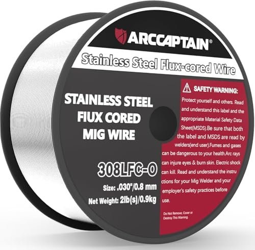 ARCCAPTAIN Stainless Steel Flux Cored Wire E308LFC-O .030...