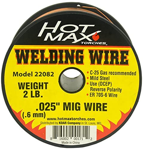 Hot Max 22082 .025-Inch Mild Steel MIG Wire, 2#