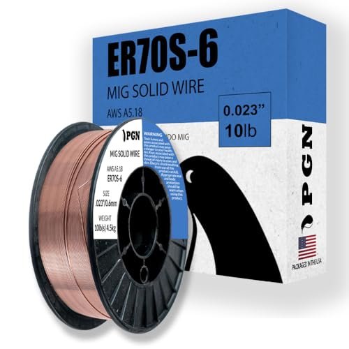 PGN Solid MIG Welding Wire - ER70S-6 .023 10lb Spool