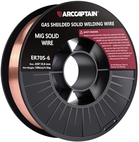 ARCCAPTAIN Mig Welding Wire, 0.030 10Lb Mig ER70S-6 Carbon...