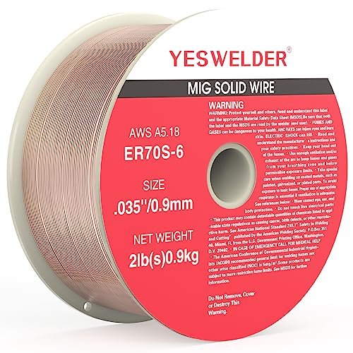 YESWELDER ER70S-6 MIG Wire, Solid Carbon Steel .035-Inch...