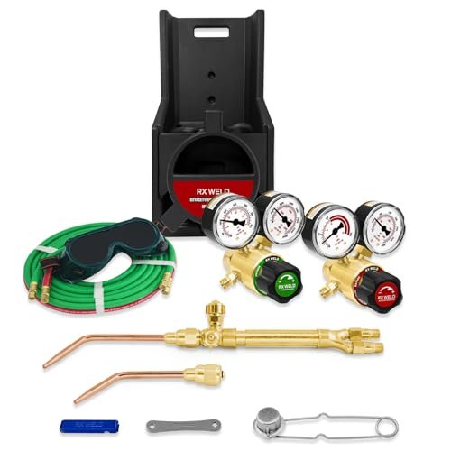RX WELD Oxy-Fuel Welding and Cutting Torch HVAC Brazing Kit