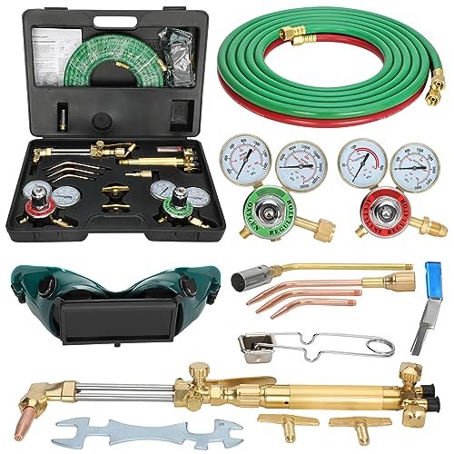 Upgraded Oxygen and Acetylene Gas Torch and Welding Kit