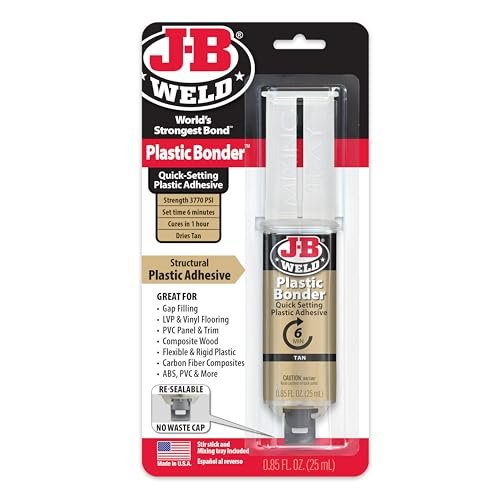J-B Weld 50133 Plastic Bonder Structural Adhesive Tan...