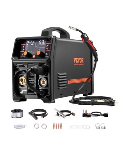 VEVOR Pro MIG Welder, 250A Pluse Mig 5-in-1 Welding Machine