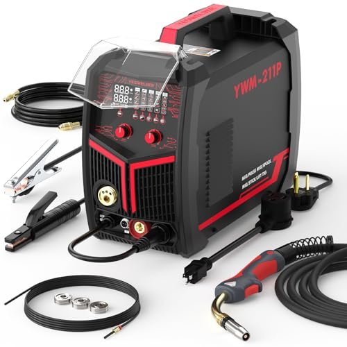 YESWELDER 200Amp Aluminum MIG Welder with Pulse YWM-211P...