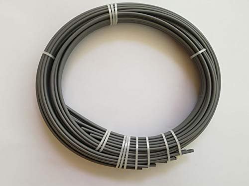 400 Inch Grey PVC (Polyvinyl chloride) Plastic Welding Rods