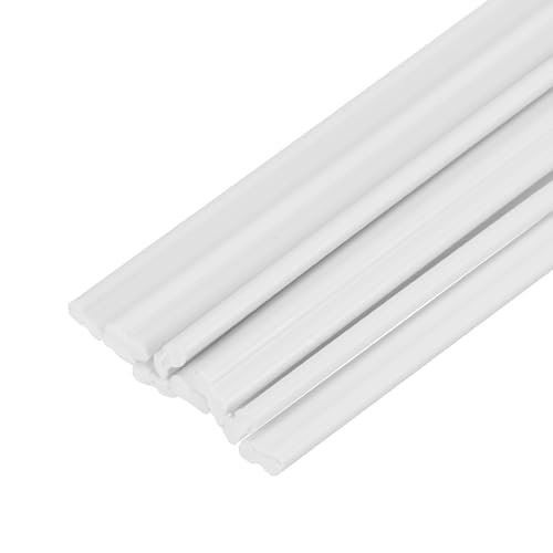 MECCANIXITY 10pcs 13 Inch Plastic Welding Rods PVC White