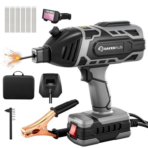 Sakerplus Portable Welding Machine, 110V IGBT Inverter...