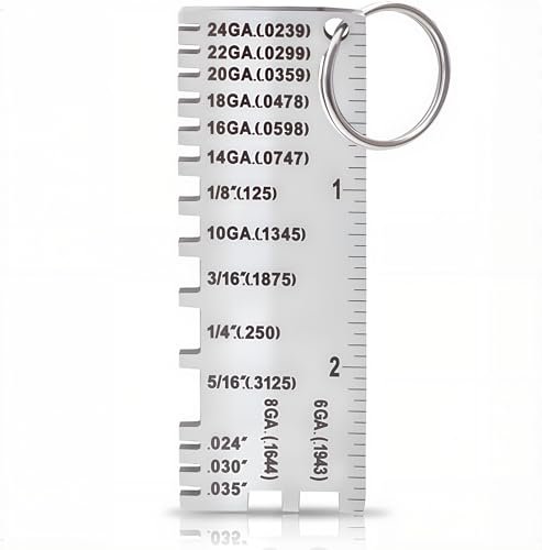 Wire/Metal Sheet Thickness Gauge 229895 Welding Gage Plated...