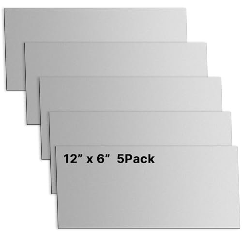 Yudylg 5 Pack 20 Gauge Sheet Metal Steel Plate