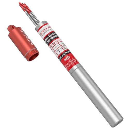 YESWELDER TIG Welding Tungsten Electrode Red Tip WT20...