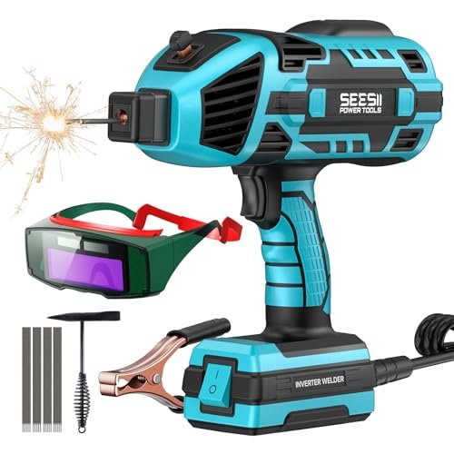 Seesii Portable Welder Handheld, 110V 120A Portable Welding...