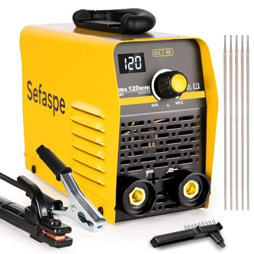 Sefaspe 110V Smart Welder with Digital Display, 120A Stick...