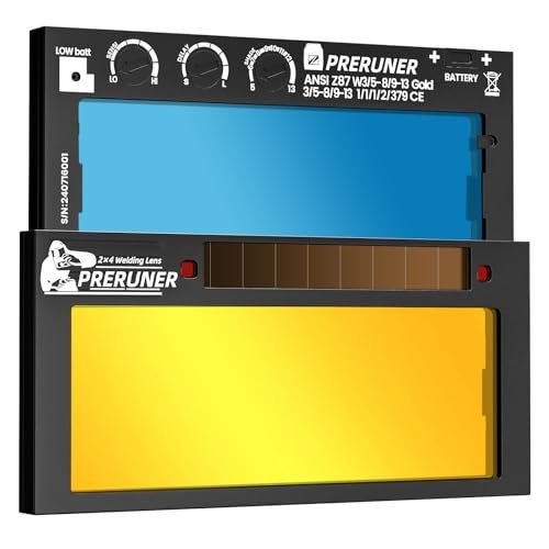 Shade Adjustable Series | Gold Shade Range Auto Darkening...