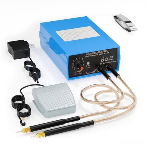 Hosyond 5000W Battery Spot Welder, Portable Adjustable...