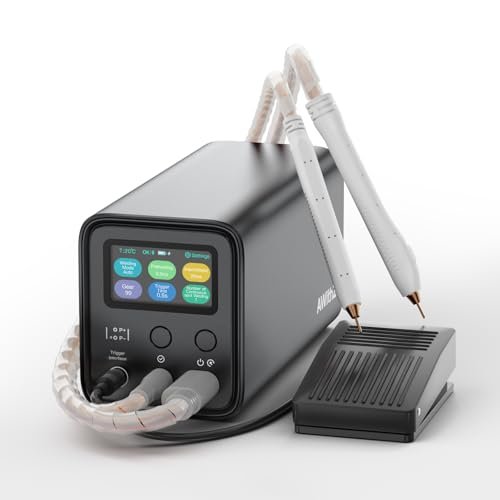 Capacitor Battery Spot Welder, AWithZ UF20B 10.5KW 3-in-1...