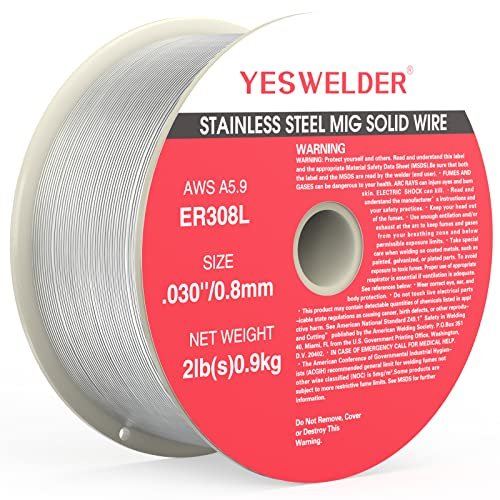 YESWELDER Stainless Steel MIG Solid Wire ER308L .030 2lb...