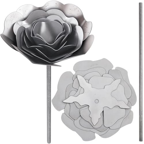 Zonon 3D Rose Flower Welding Practice Kit Stainless Steel...