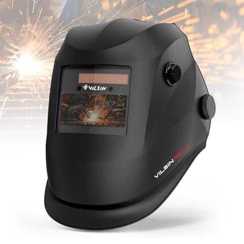 VILSIN Welding Helmet Auto Darkening Solar Powered TIG MIG...