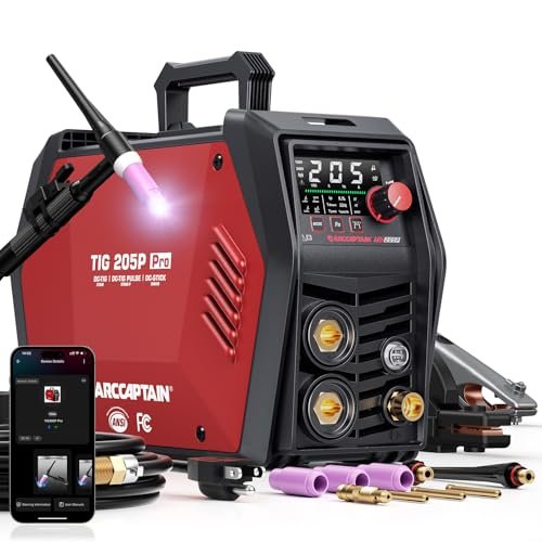 ARCCAPTAIN iControl TIG 205P Pro Welder With APP Control