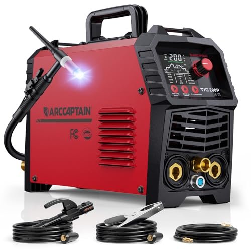 ARCCAPTAIN DC 5 In 1 TIG Welder Pulse 200Amp TIG200P