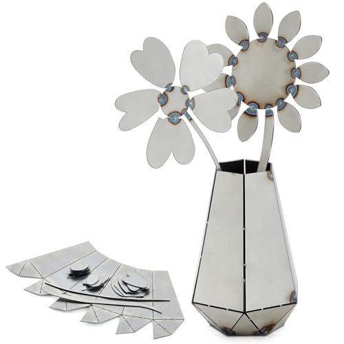 MorningRo Valentine's Day Welding Coupons Vase and Flower...