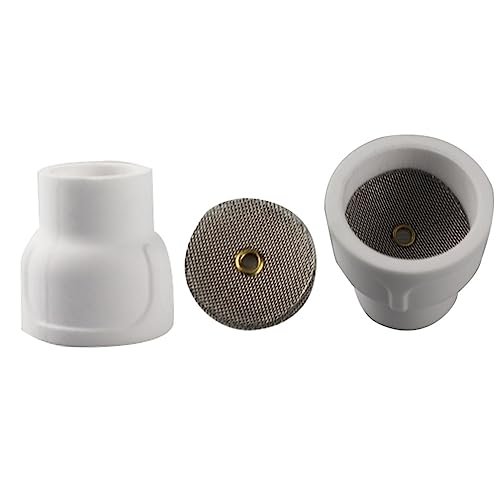 Vaphy #12 Ceramic (Twin Pack) White TIG Welding Cup