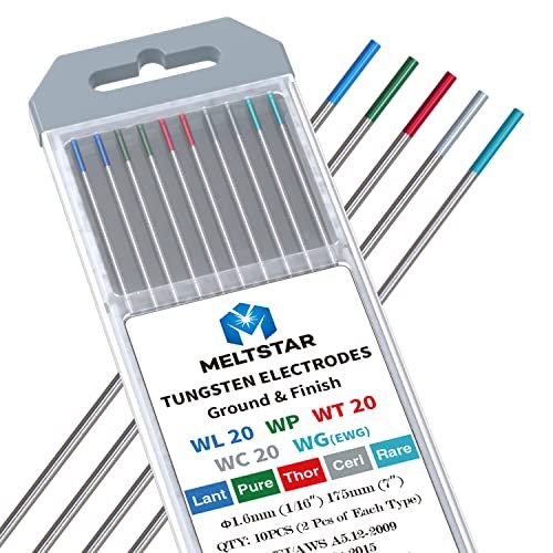 Meltstar TIG Welding Tungsten Electrodes Combination...
