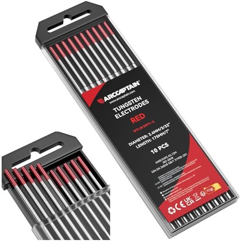 ARCCAPTAIN TIG Welding Tungsten Electrode 10-Pack 3/32