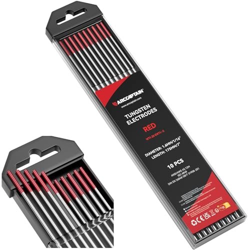 ARCCAPTAIN TIG Welding Tungsten Electrode 10-Pack 1/16