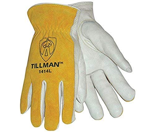 Tillman 1414L 1414 Unlined Cowhide Leather Drivers Glove,...