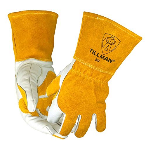 Welding Gloves, MIG, XL, 14 in. L, PR