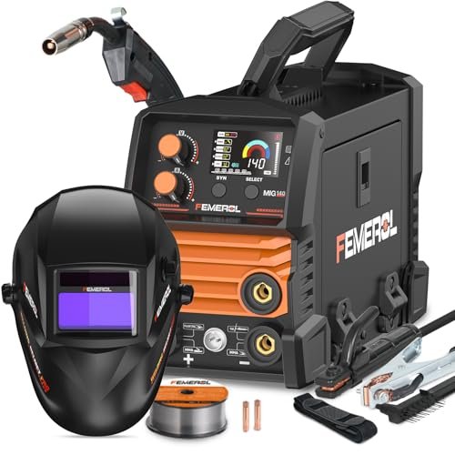 FEMEROL 140A 3 in 1 MIG Welder,Flux Core