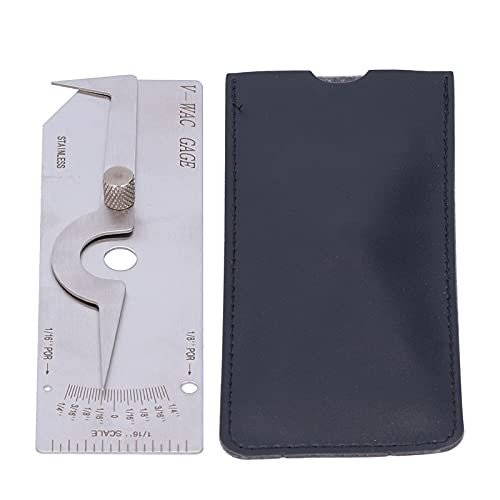Welding Gauge V-Wac, Inch Inspection Tool Stainless Steel...