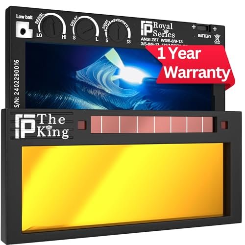 The King 1.0 | Shade 5-13 Adjustable Gold Welding Lens