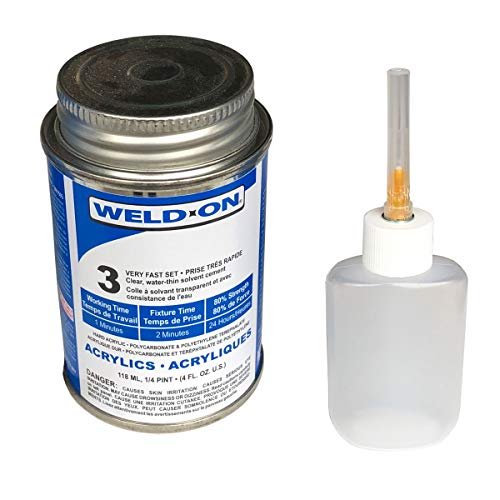 IPS Weld-On 3 Acrylic Plastic Cement with Needle Applicator...