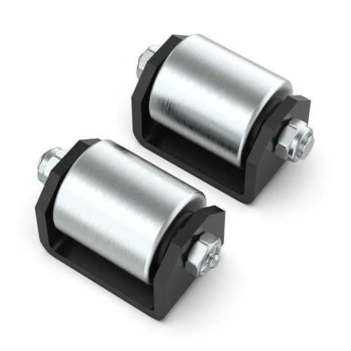 SyunsXoon 2 Pack Trailer Roller Wheel, 2 Inch Weld On